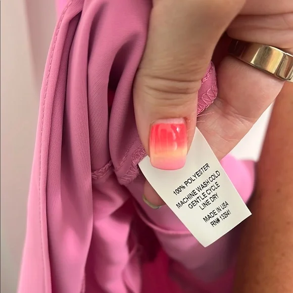 Amanda Uprichard Vibrant Pink Ruffle Dress - Picture 4 of 5